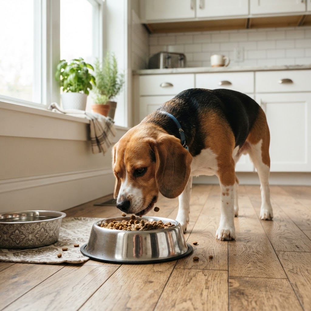 Dinner time in the kitchen