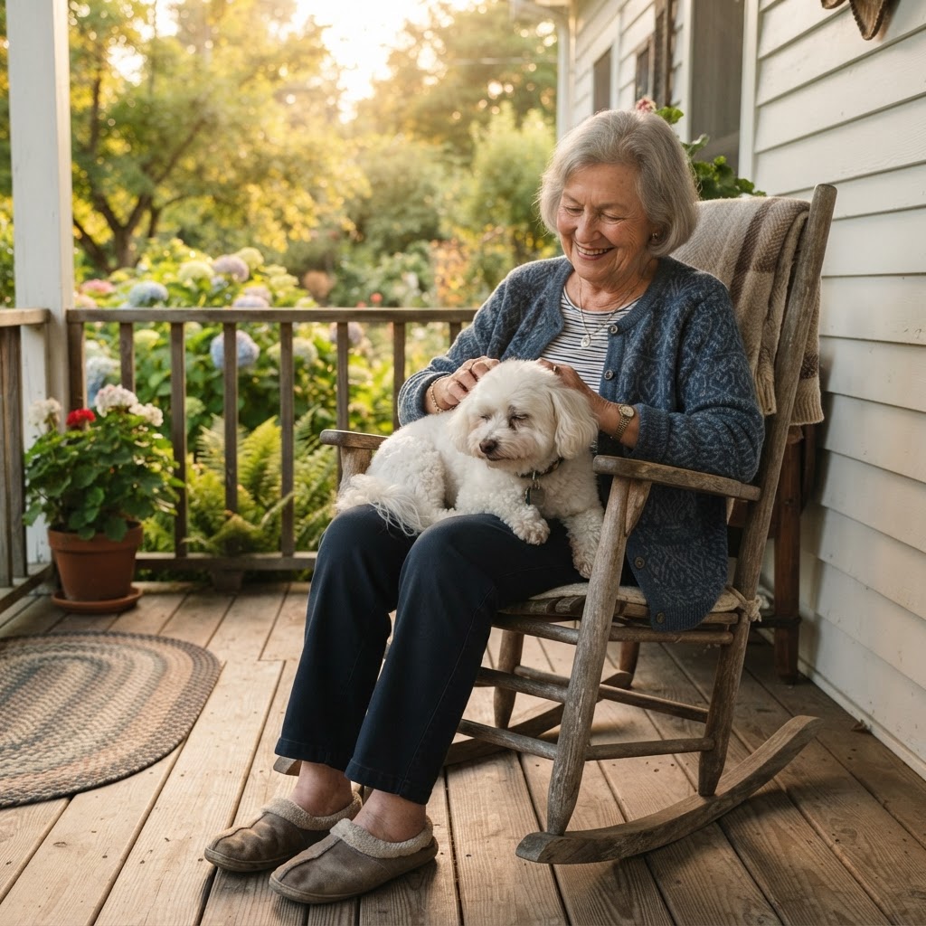 Bichon Frise - Lap of a Grandparent