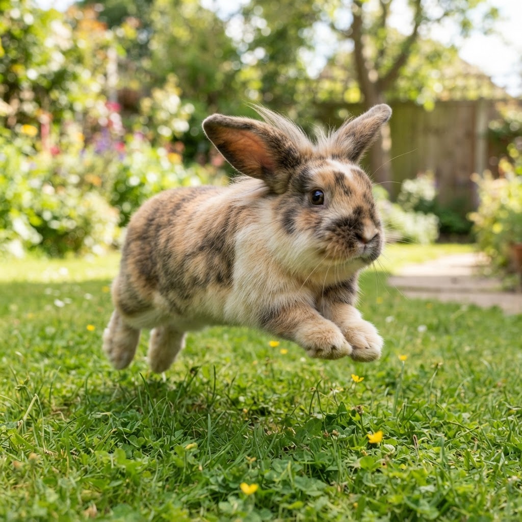 Hopping Across the Lawn