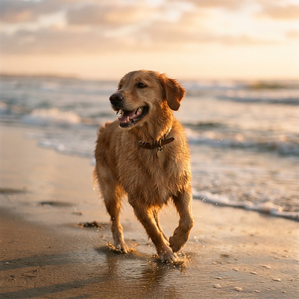 A finished Pet Moment — The Beach