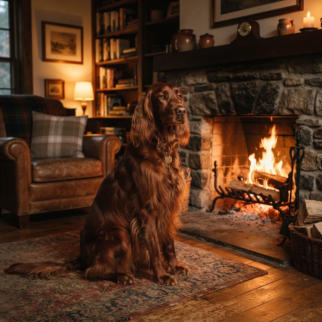 By the Fireplace