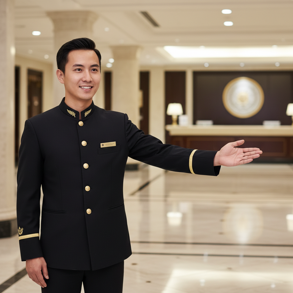 Showing Direction & Open Hand Gesture