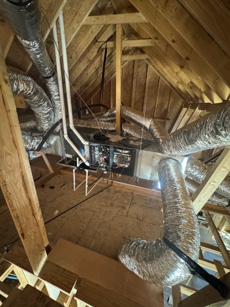 Residential 2-Stage 96% Furnace — Rough-In Install