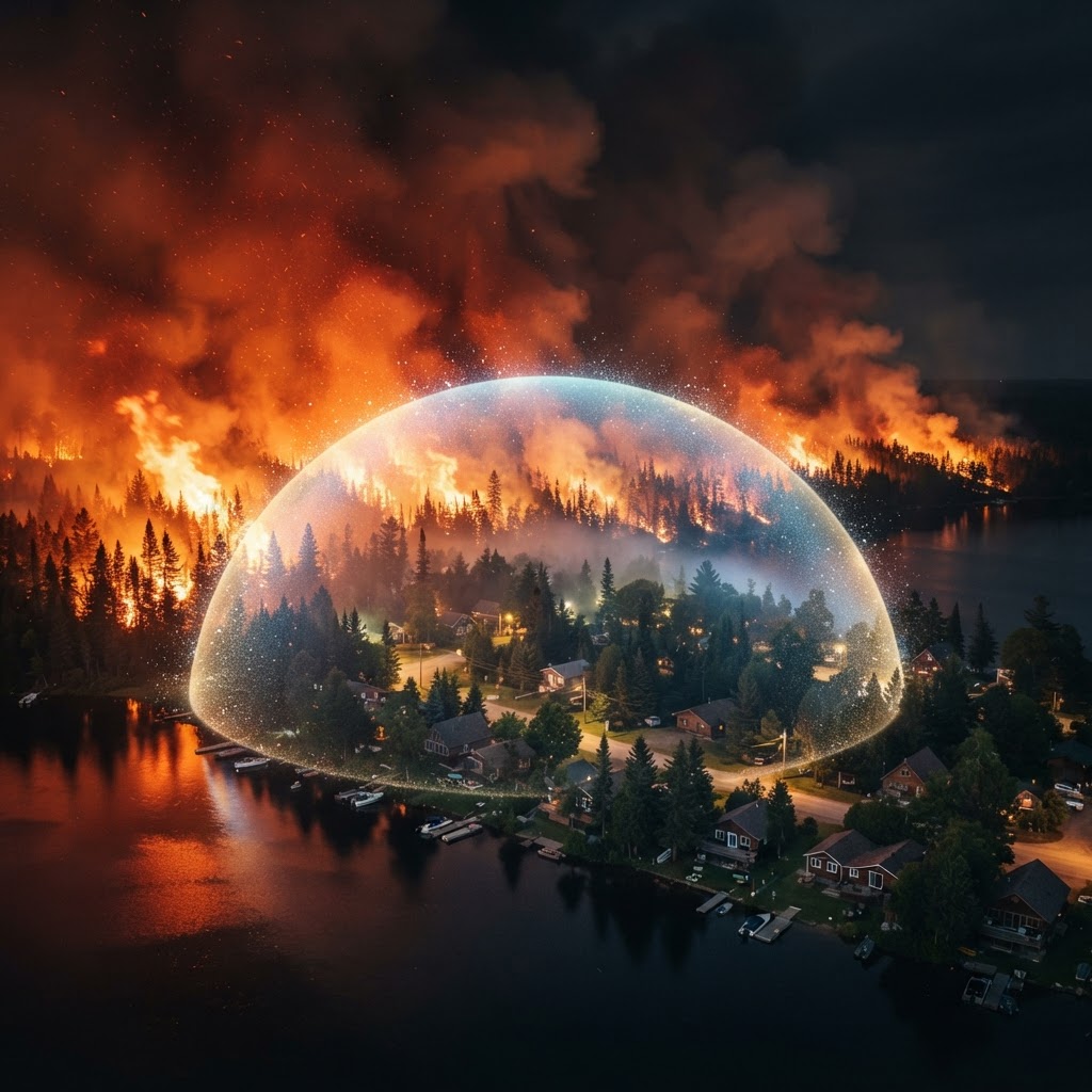 'A Wall of Water': Canada's Fire Crews Already Trust Sprinklers to Save Whole Towns