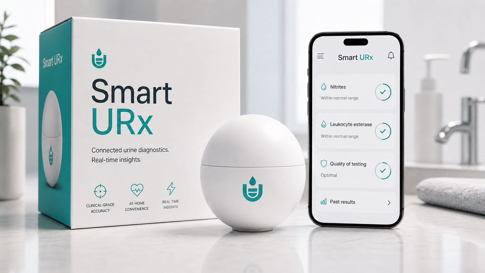 Smart URx disposable diagnostic pod, packaging, and companion app
