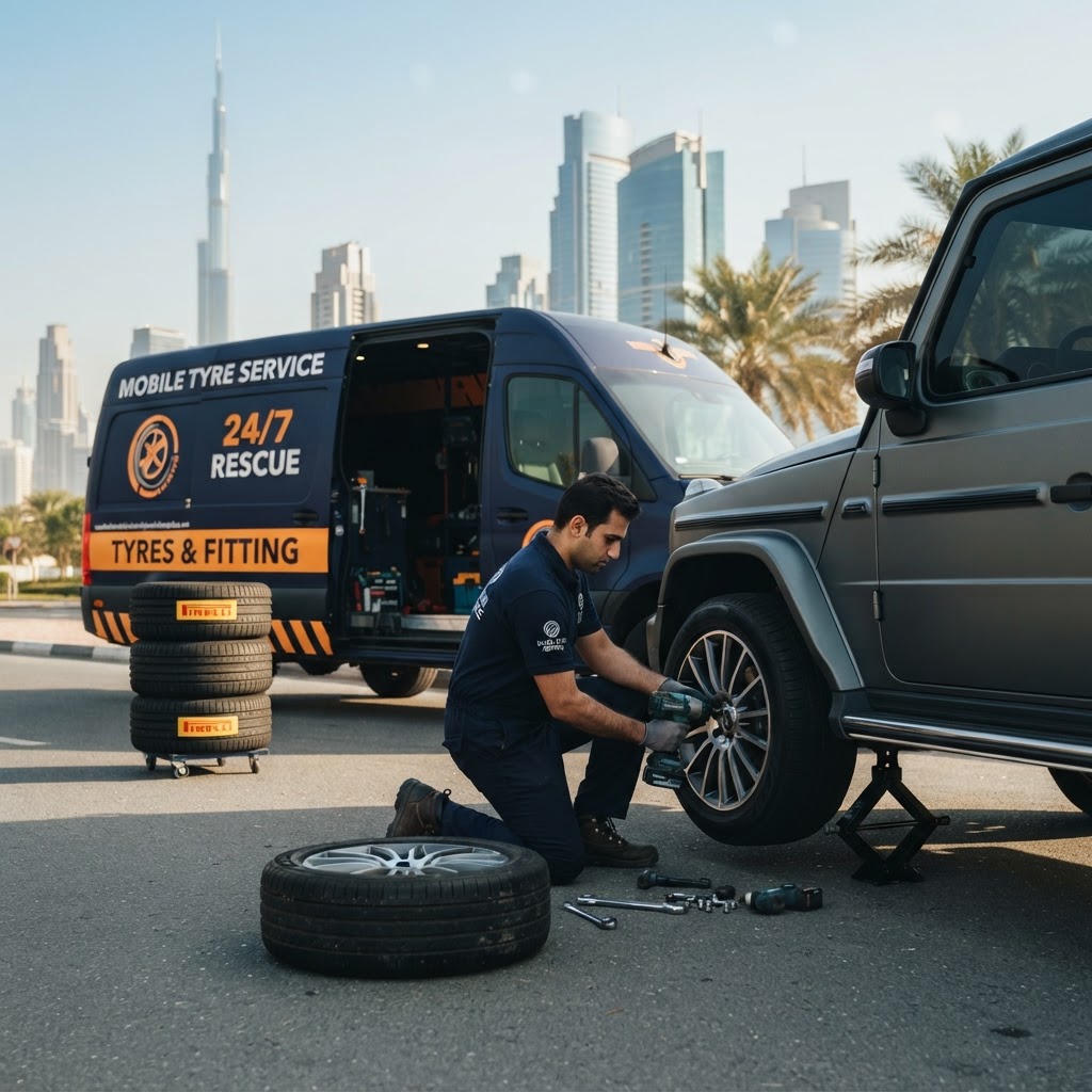 Tyre Replacement in DIFC Dubai by 800FixMyCar
