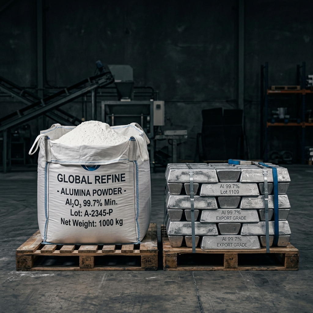 Alumina — Smelter-Grade, Refined from Bauxite