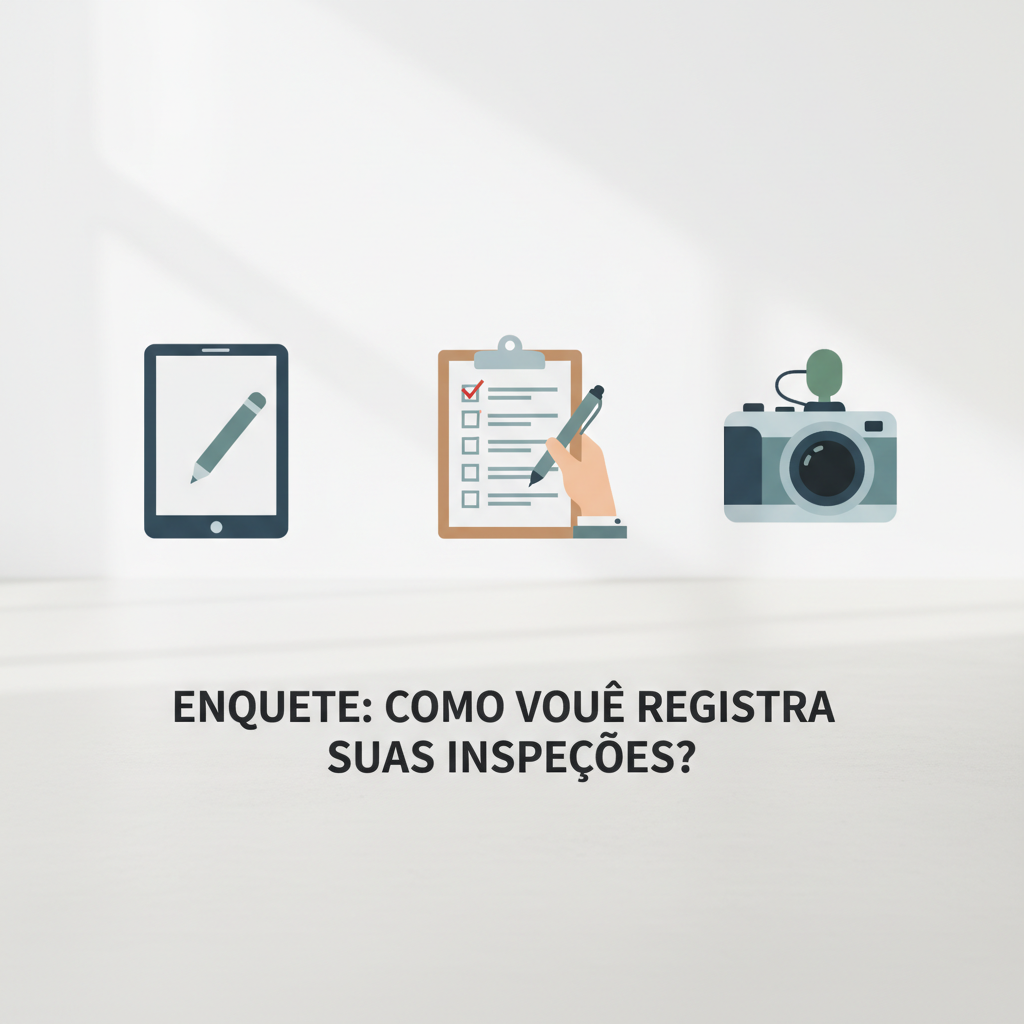 Feed: Enquete: como você registra suas inspeções hoje?