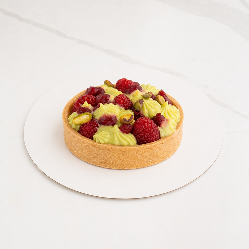 Pistachio Raspberry Tartelette