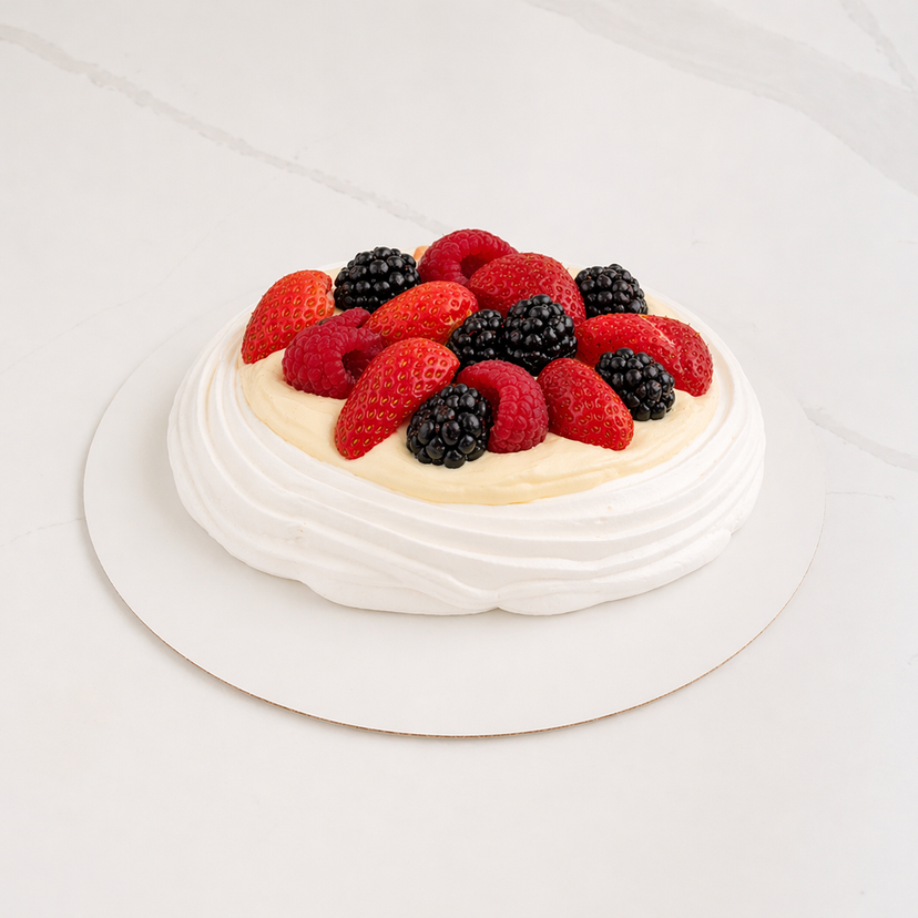 Pavlova Berries Vanilla Cream