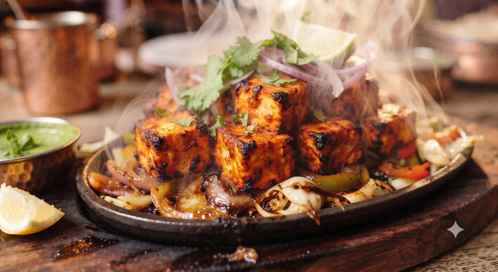 The Smoky Square - Paneer Tikka Sizzler