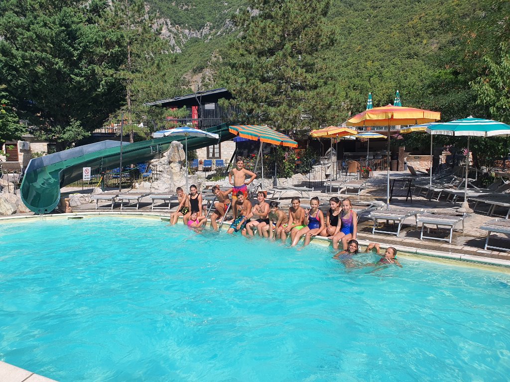 Piscina in montagna