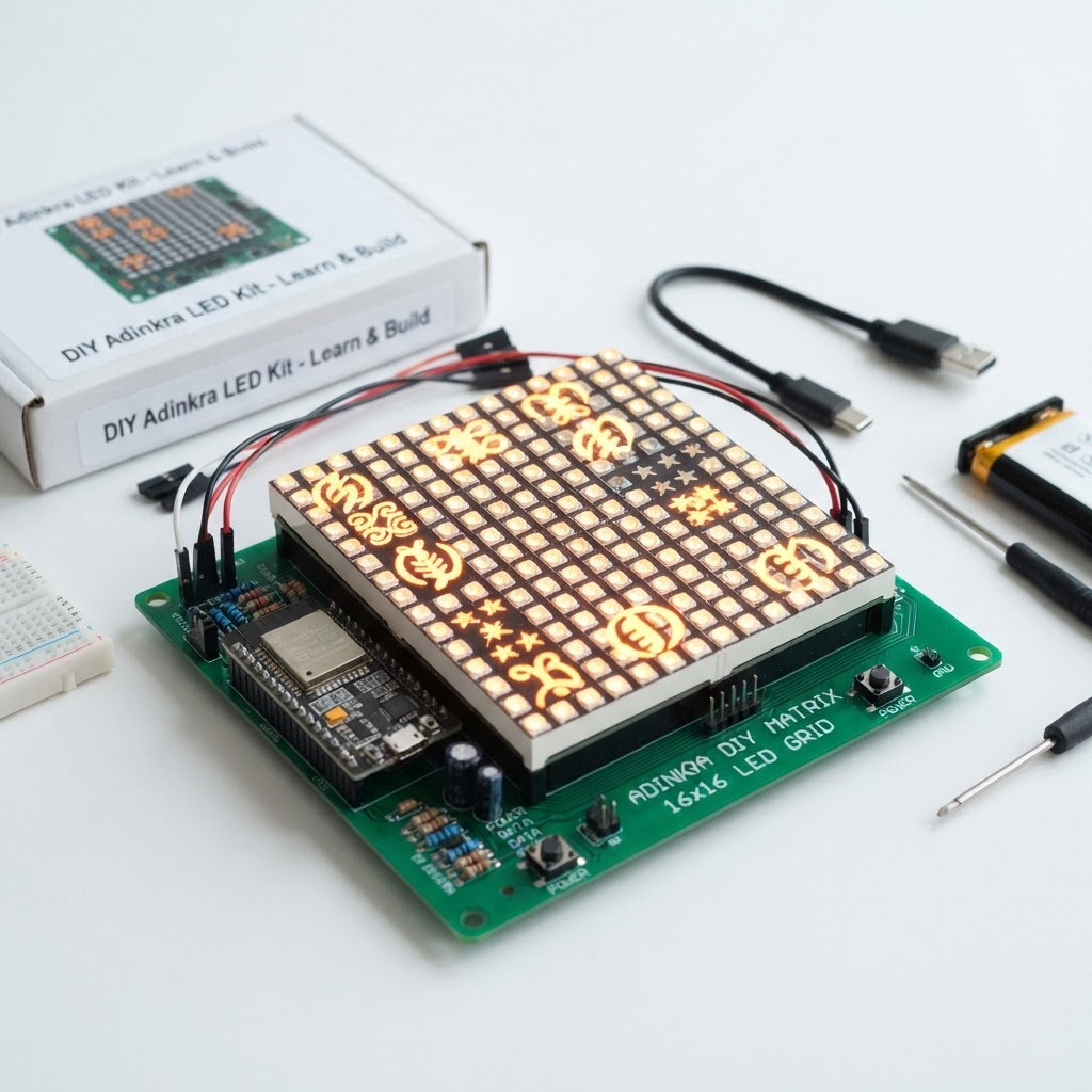 Adinkra LED Matrix Kit