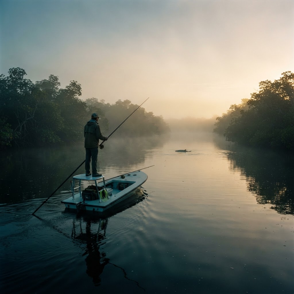 Dawn on the flats