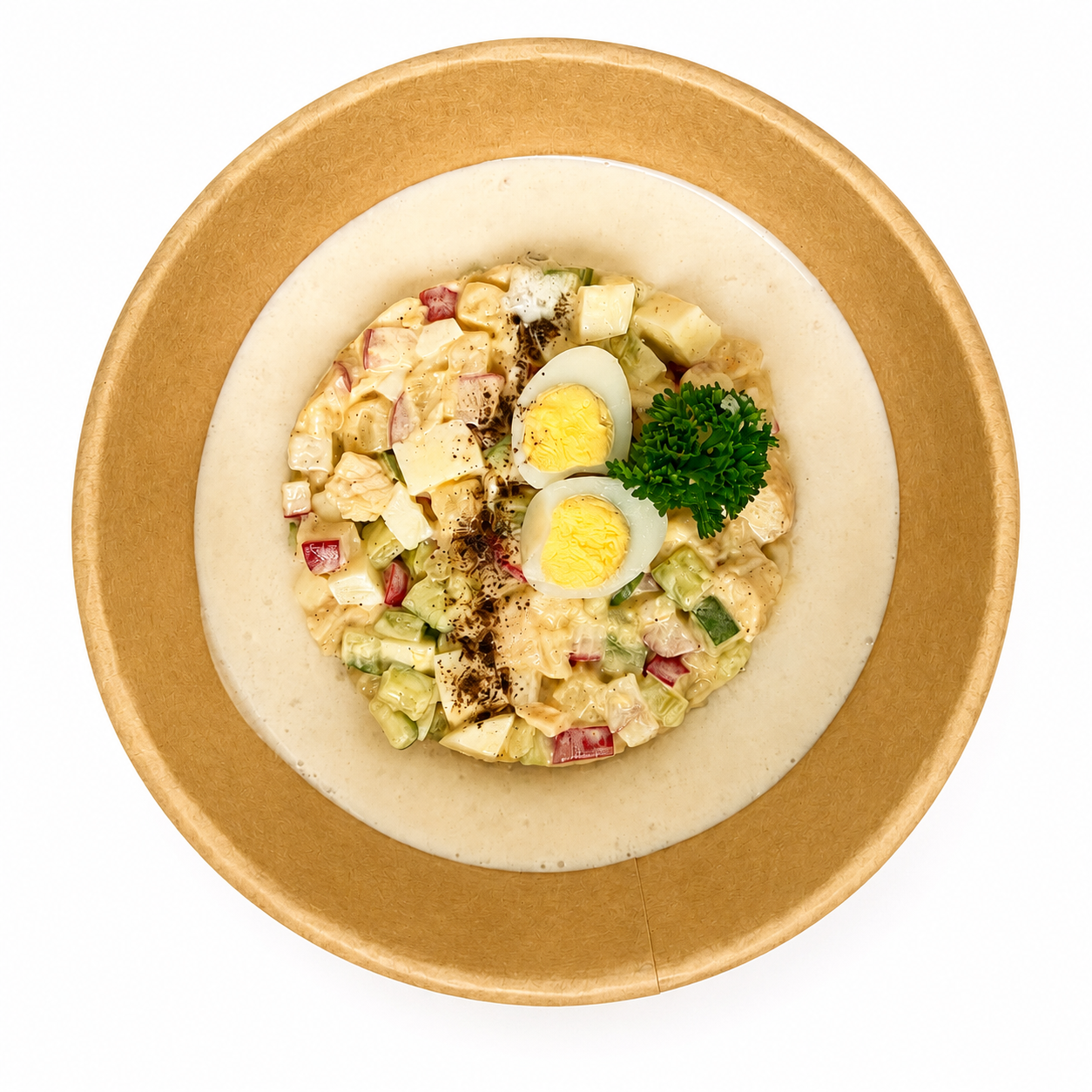 Okroshka with Homemade Kefir