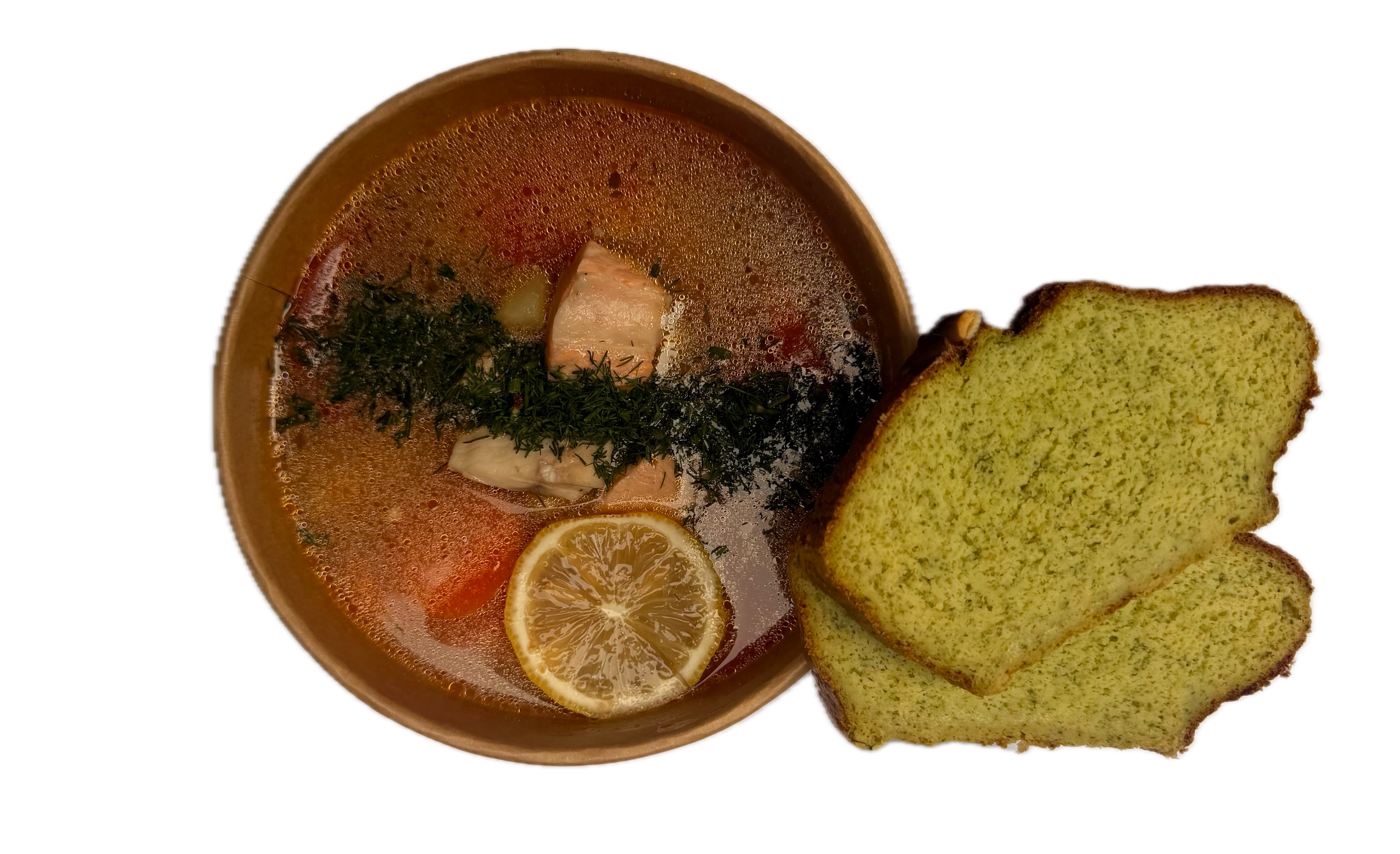 Don Fish Soup with Salmon and Seabass