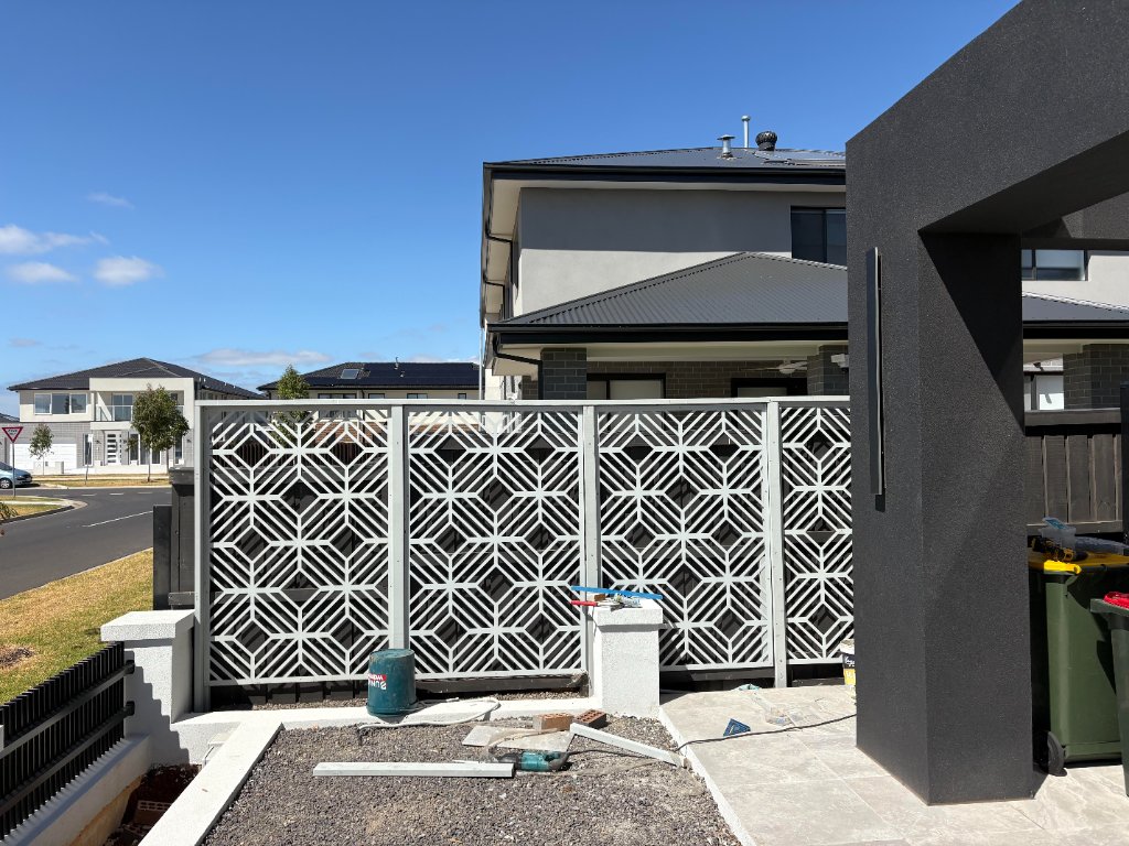 Bespoke garden screen