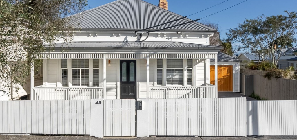 White Colorbond fence residential Perth