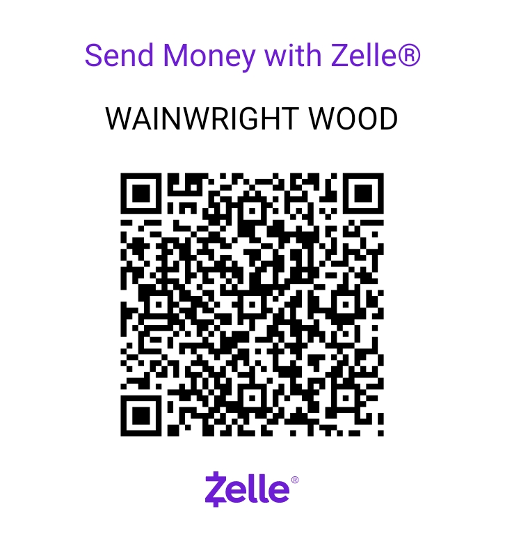 Zelle QR Code — Wainwright Wood