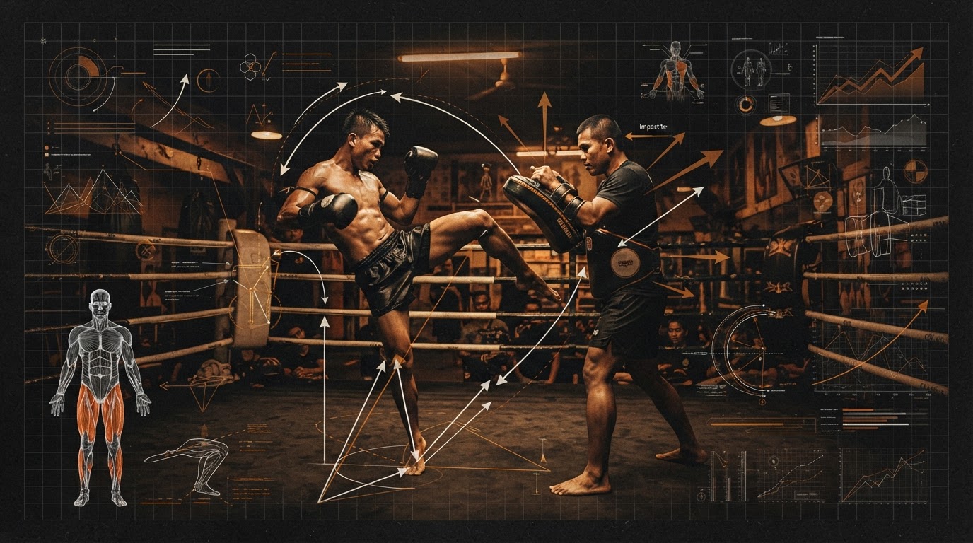 Diagramas técnicos de entrenamiento combinados con fotografía