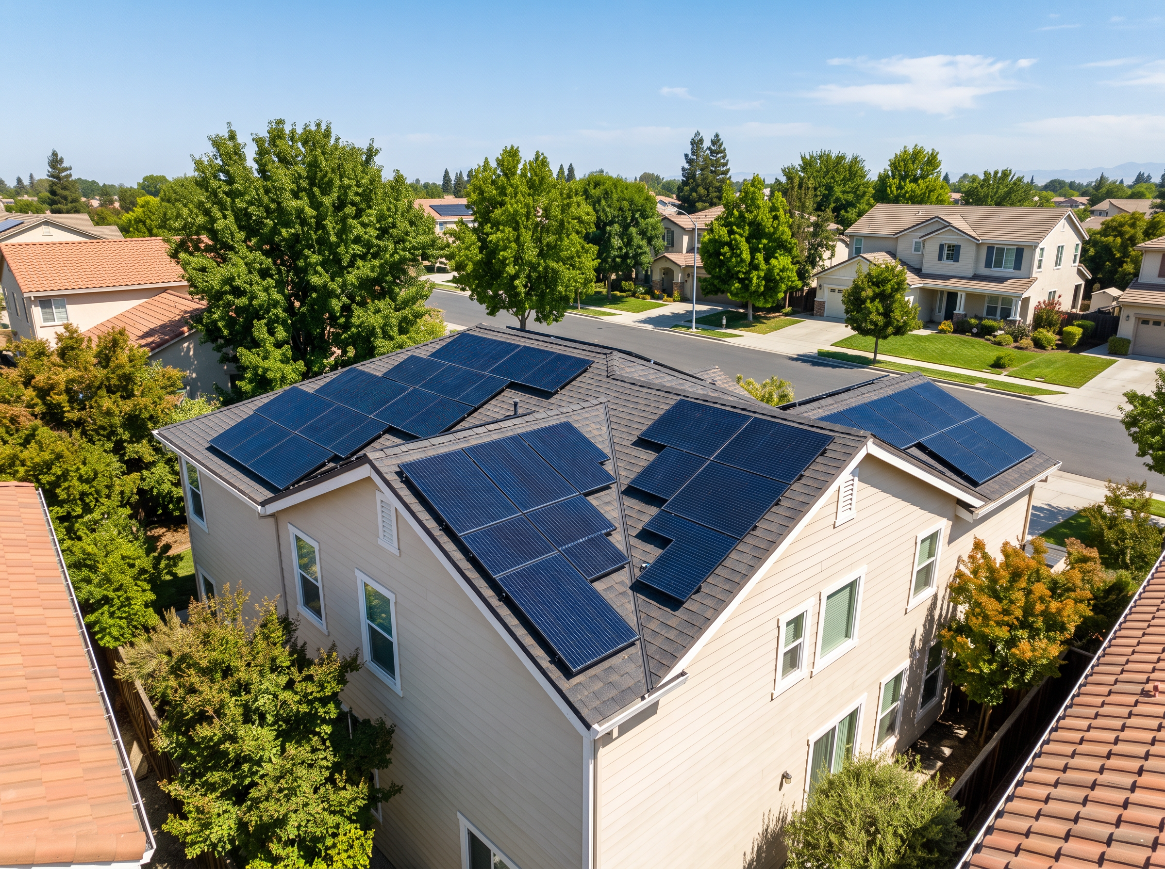 Residential rooftop solar installation serving Glendora, California homeowners