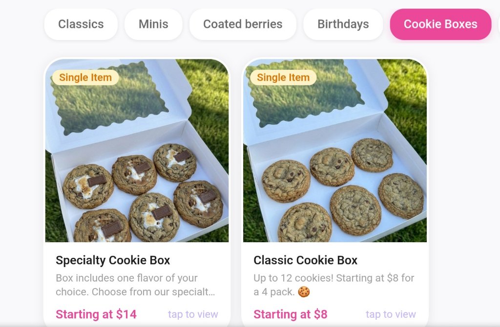 Your custom menu