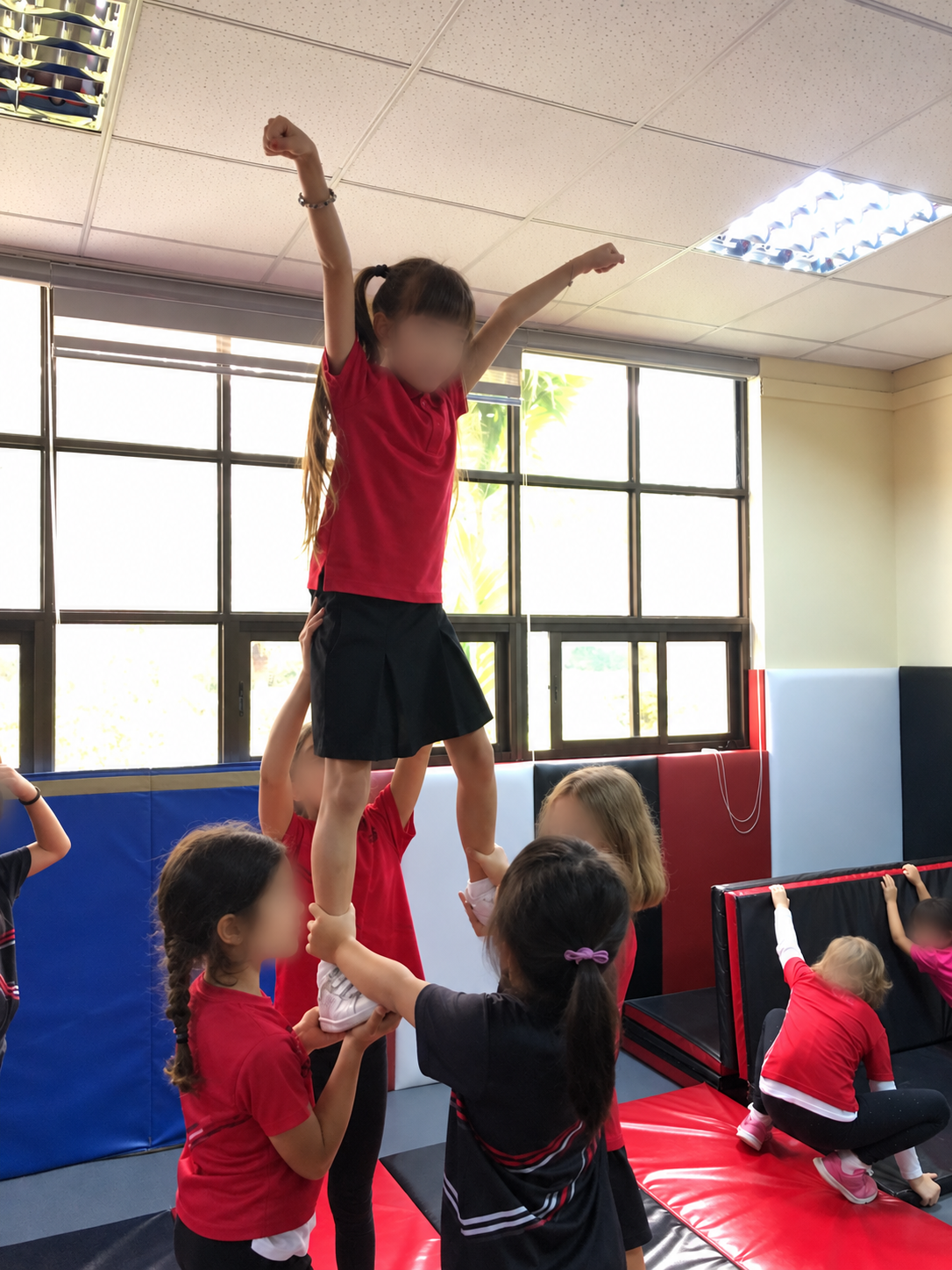 Stunt practice
