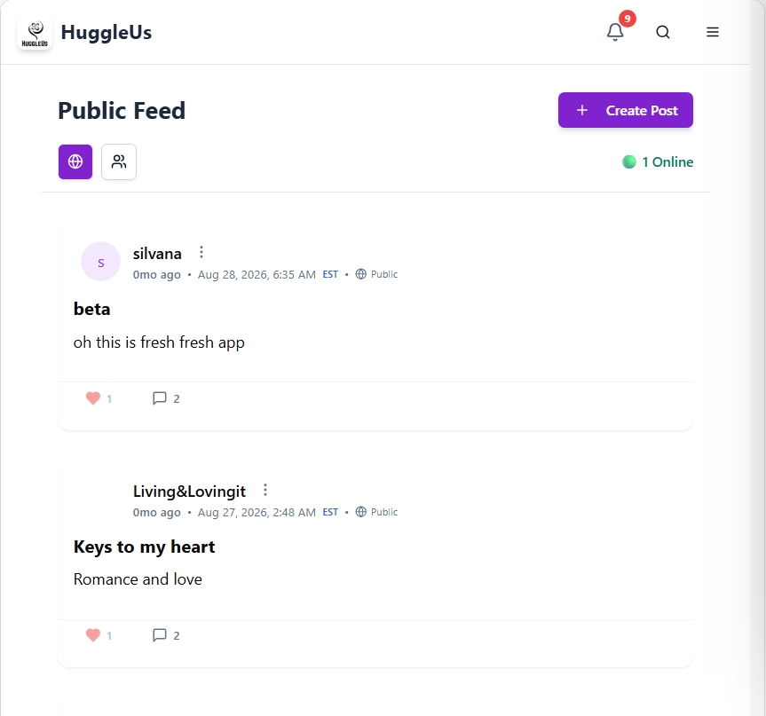 HuggleUs Community