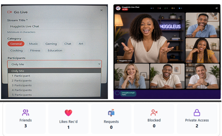 HuggleUs Safety and Privacy