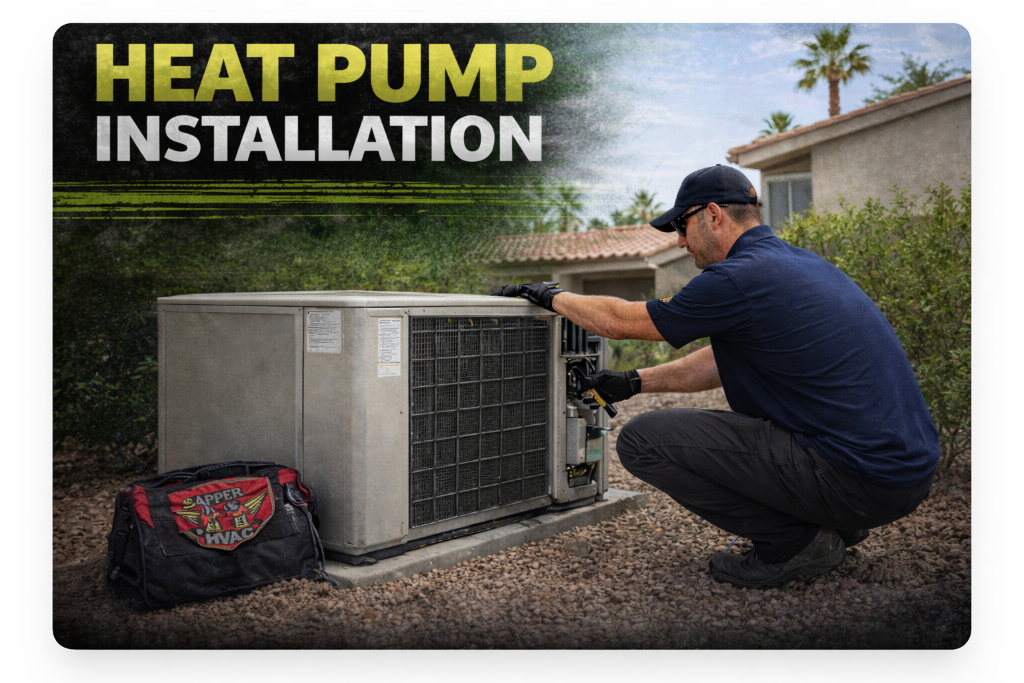 Heat pump installation in Phoenix AZ