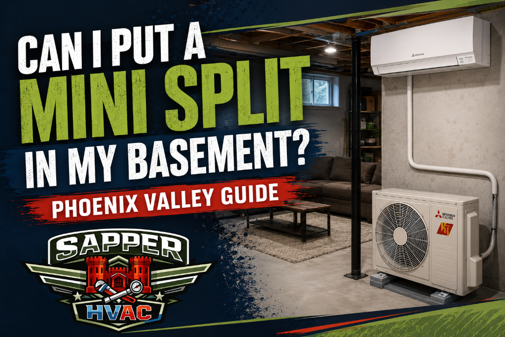 Can I put a mini split in my basement — Phoenix Valley guide cover