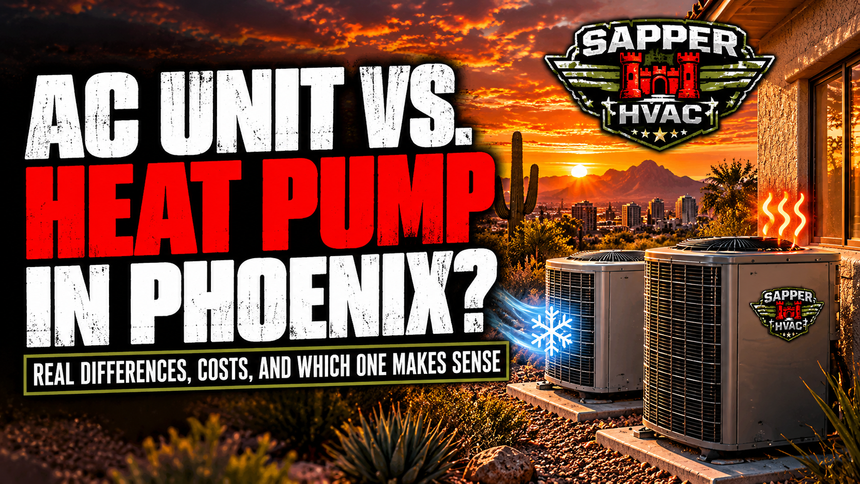Difference Between AC Unit and Heat Pump in Phoenix