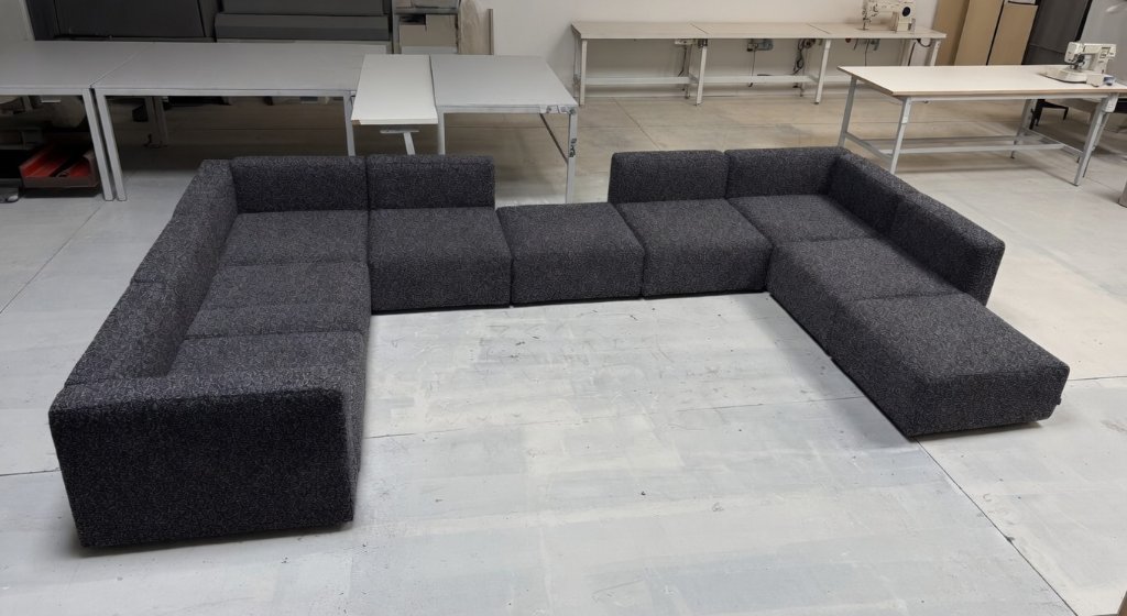 Resofa atelier — gestoffeerde bank