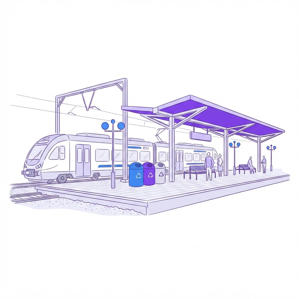 Train stations