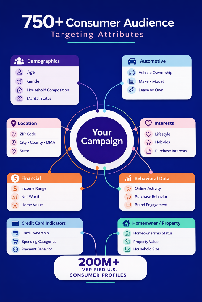 750+ Consumer Audience Targeting Attributes