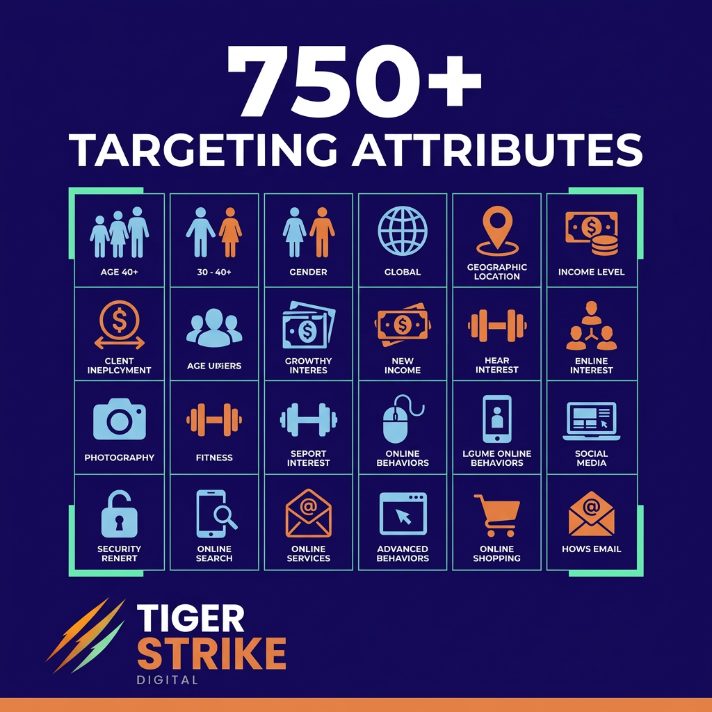 750+ Targeting Attributes