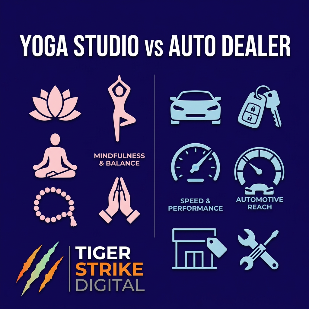 Yoga Studio vs Auto Dealer