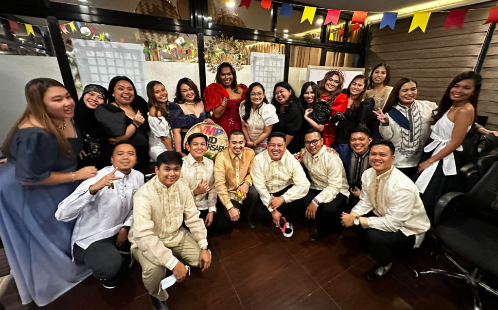 Company anniversary group photo