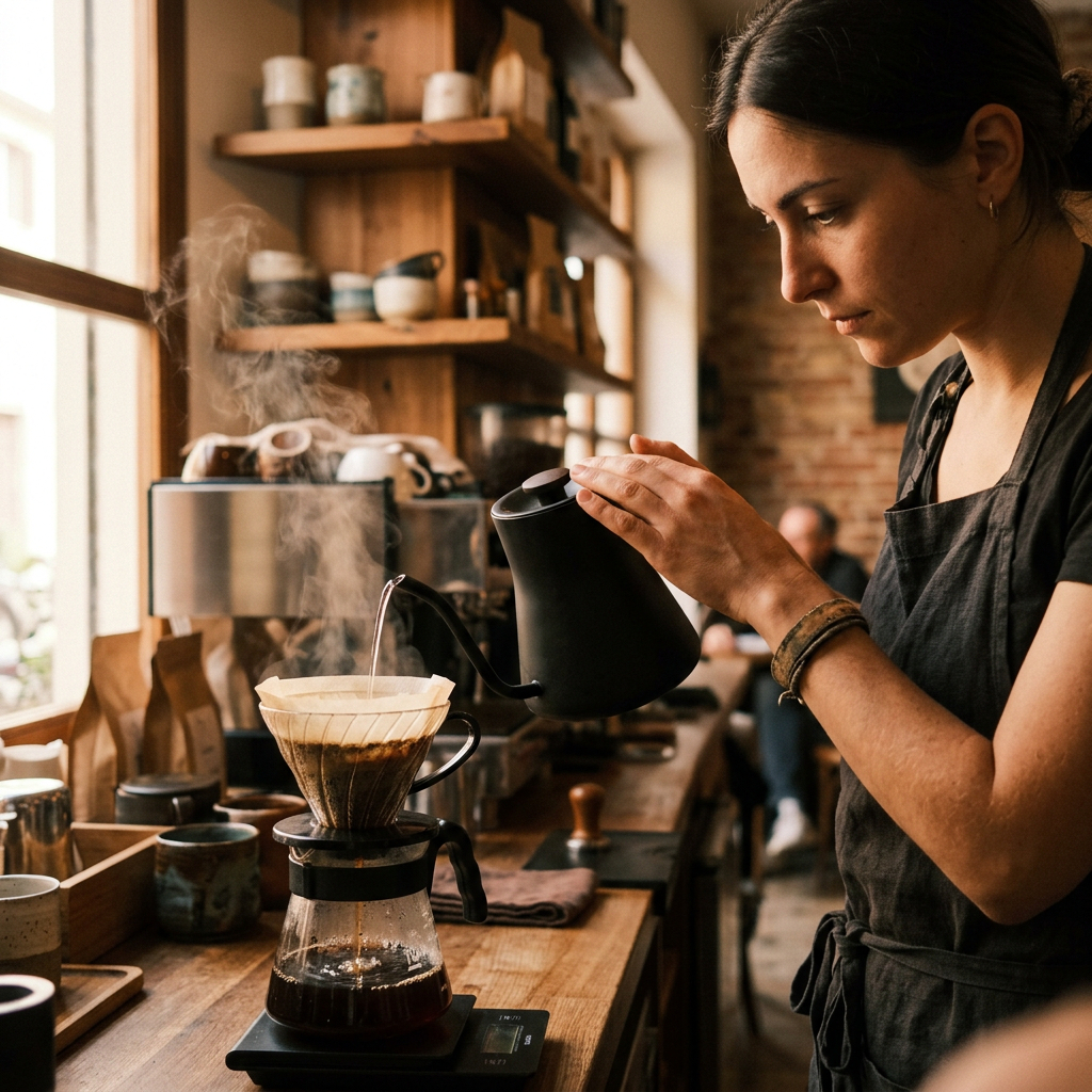 Preparazione caffè specialty