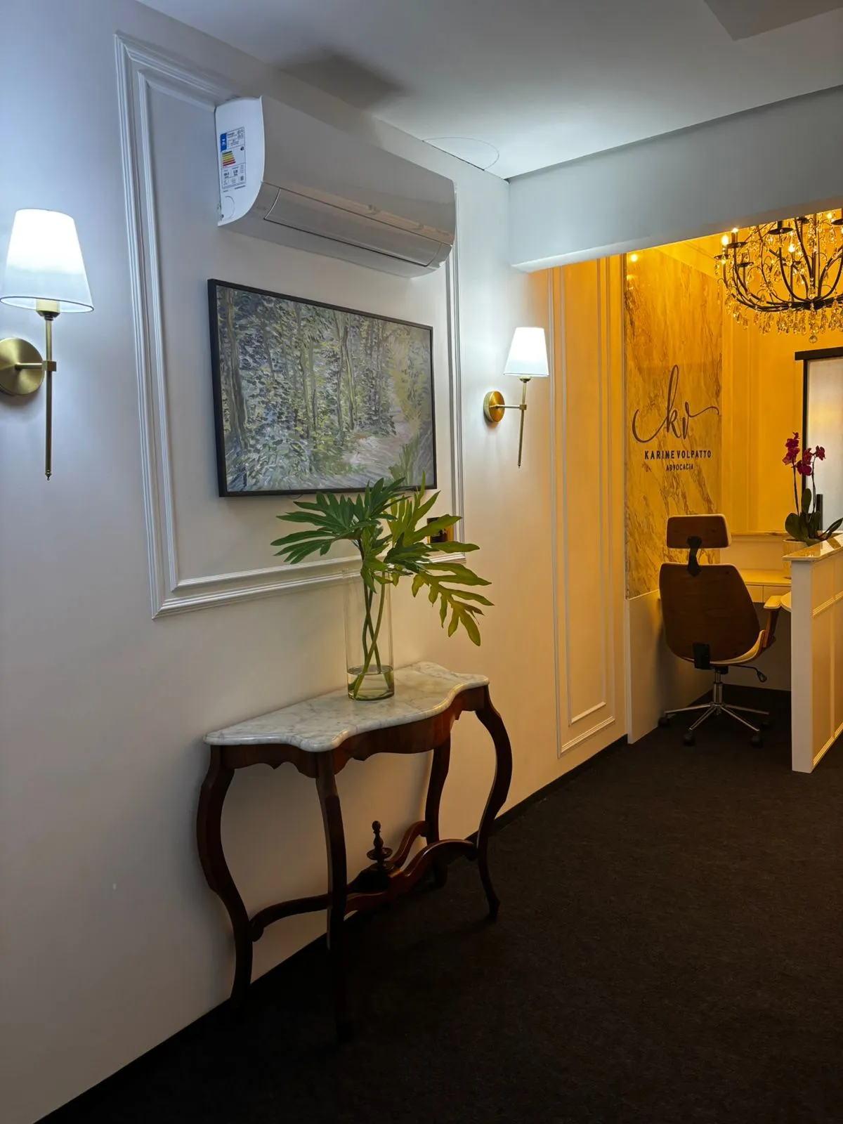 Hall de entrada do escritório