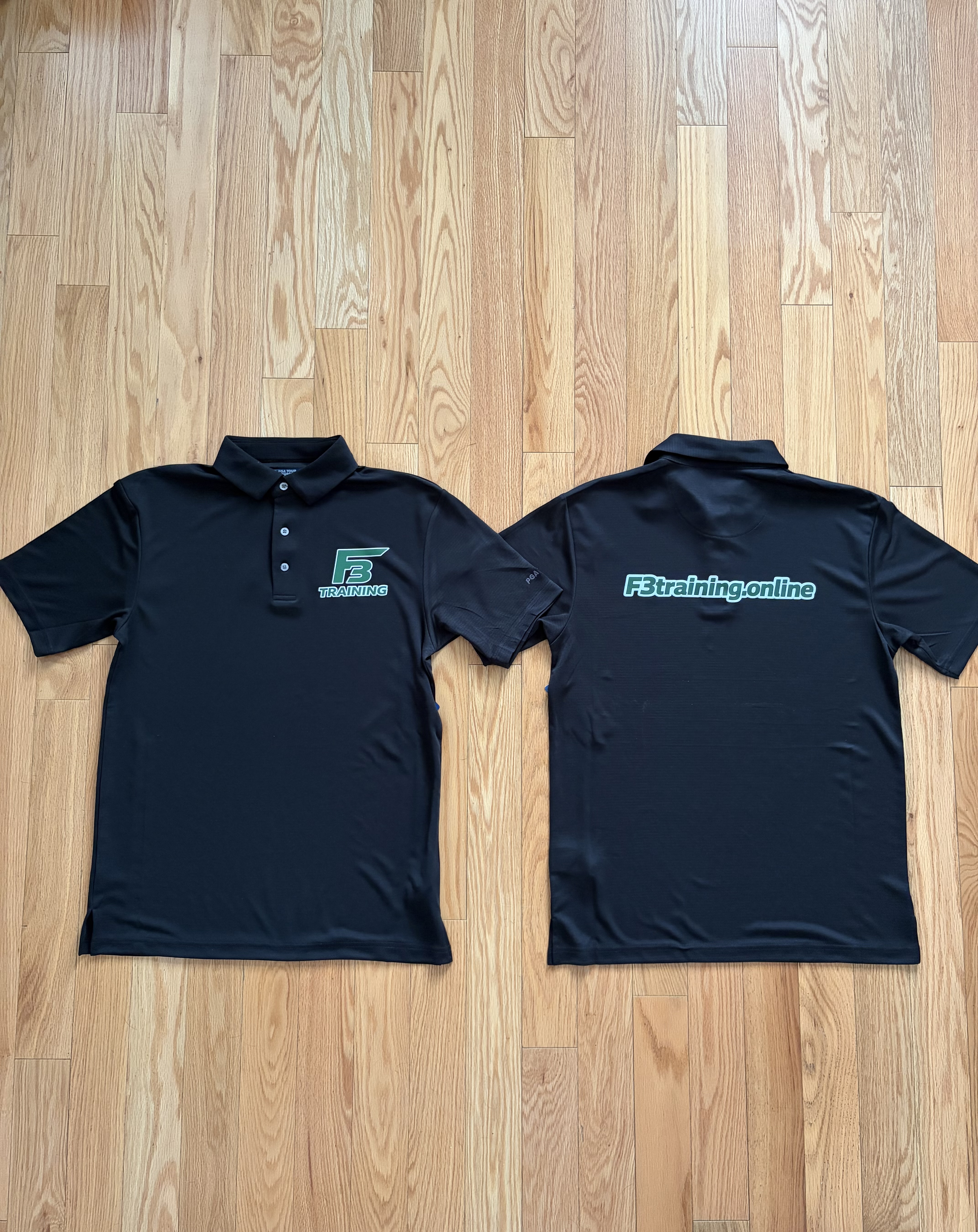 Training polo, front & back