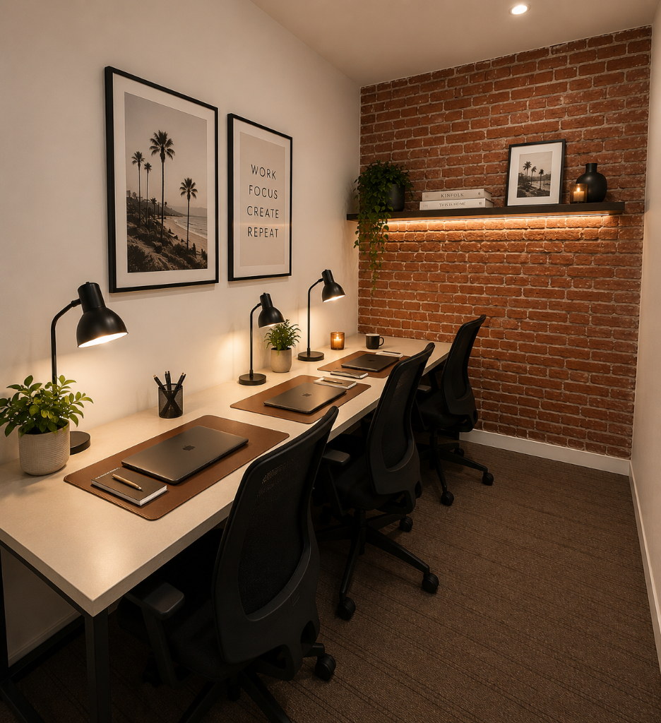 Dedicated desk suite