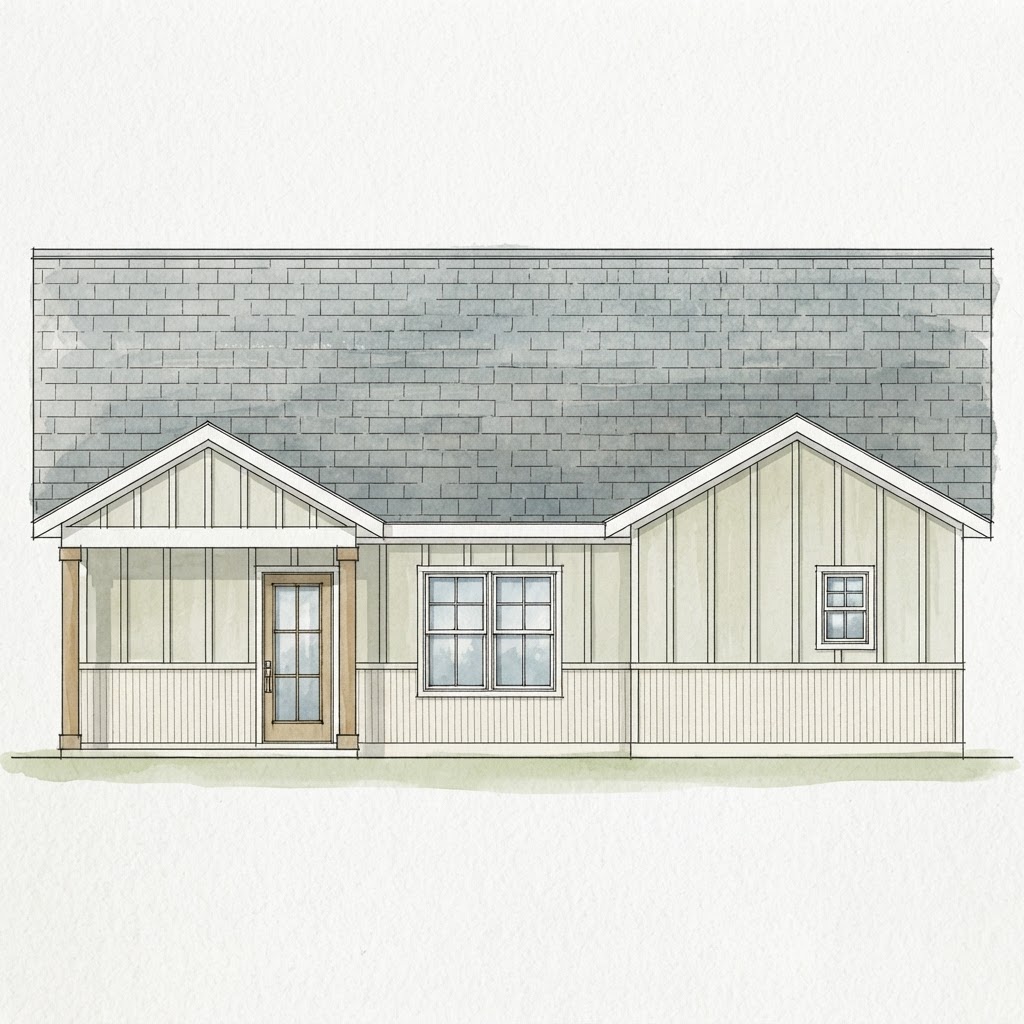 Stags Rest Spec Home — Elevation 2