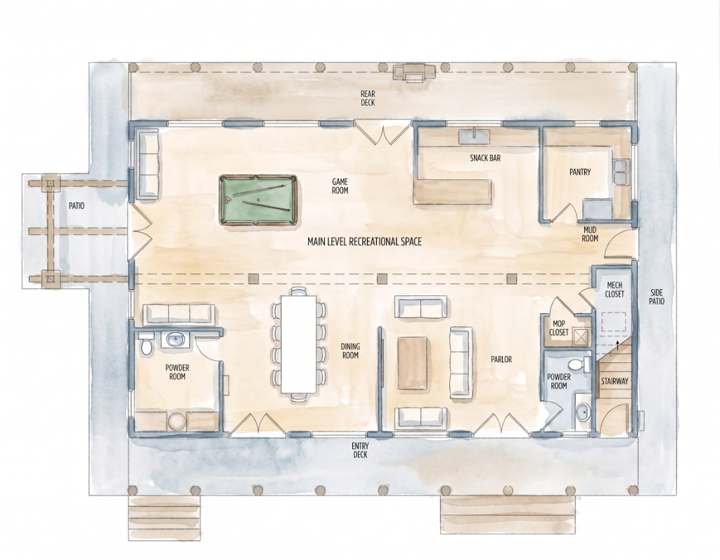 Duplex Residential Plan — Plan 2
