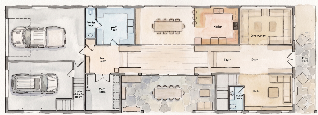 Custom Residential Design — Plan 1