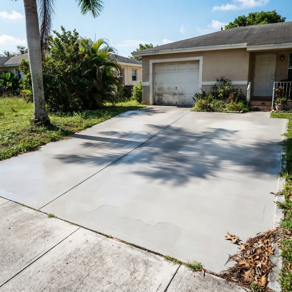 After example: pressure washing in Miami-Dade County