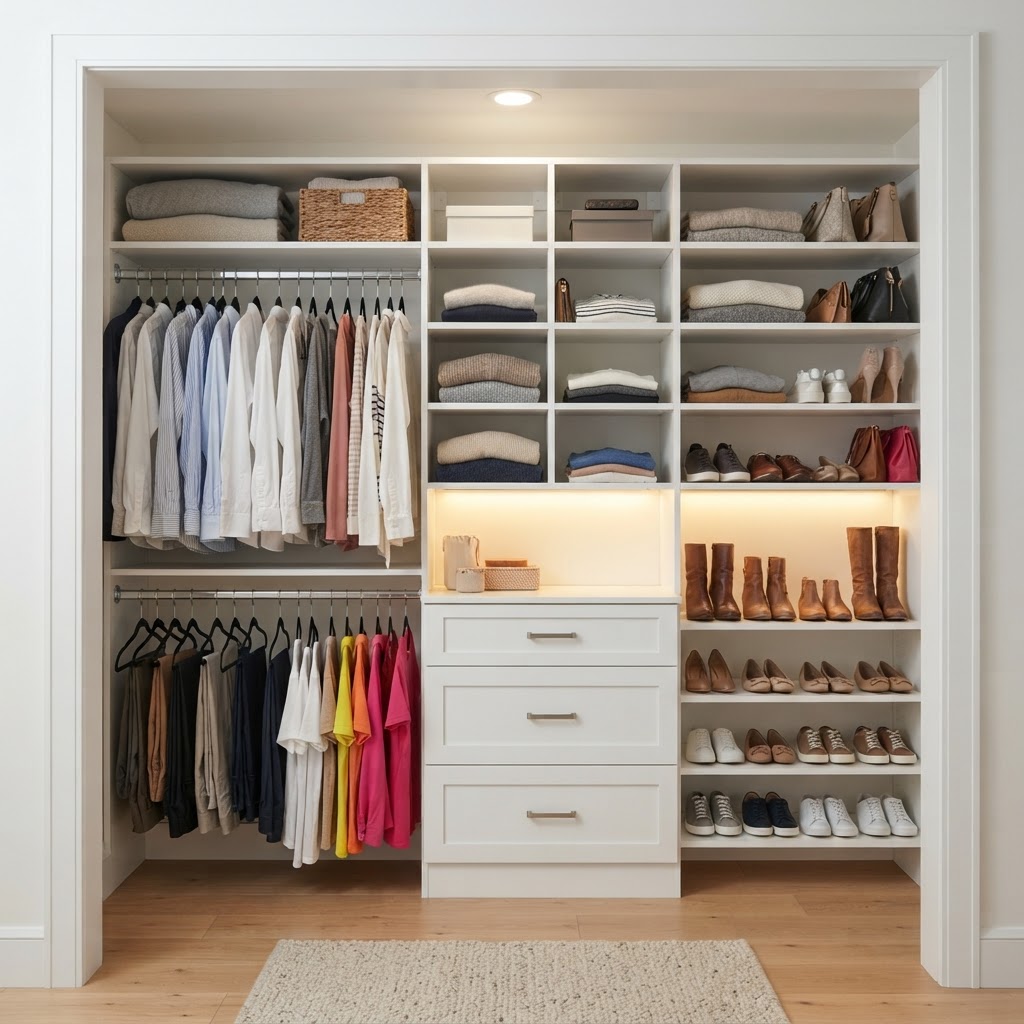 After example: closet organizers in Miami-Dade County