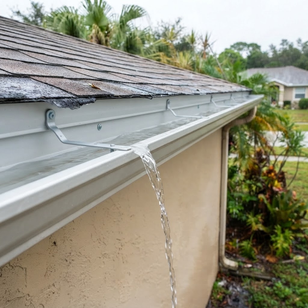 After example: gutter cleaning in Miami-Dade County