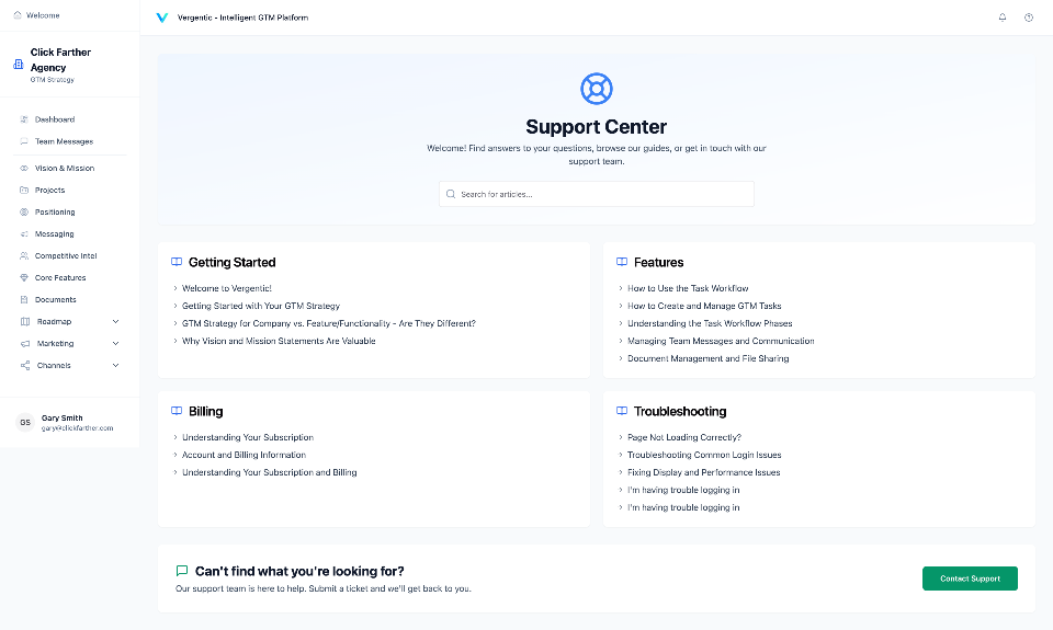 Support Center