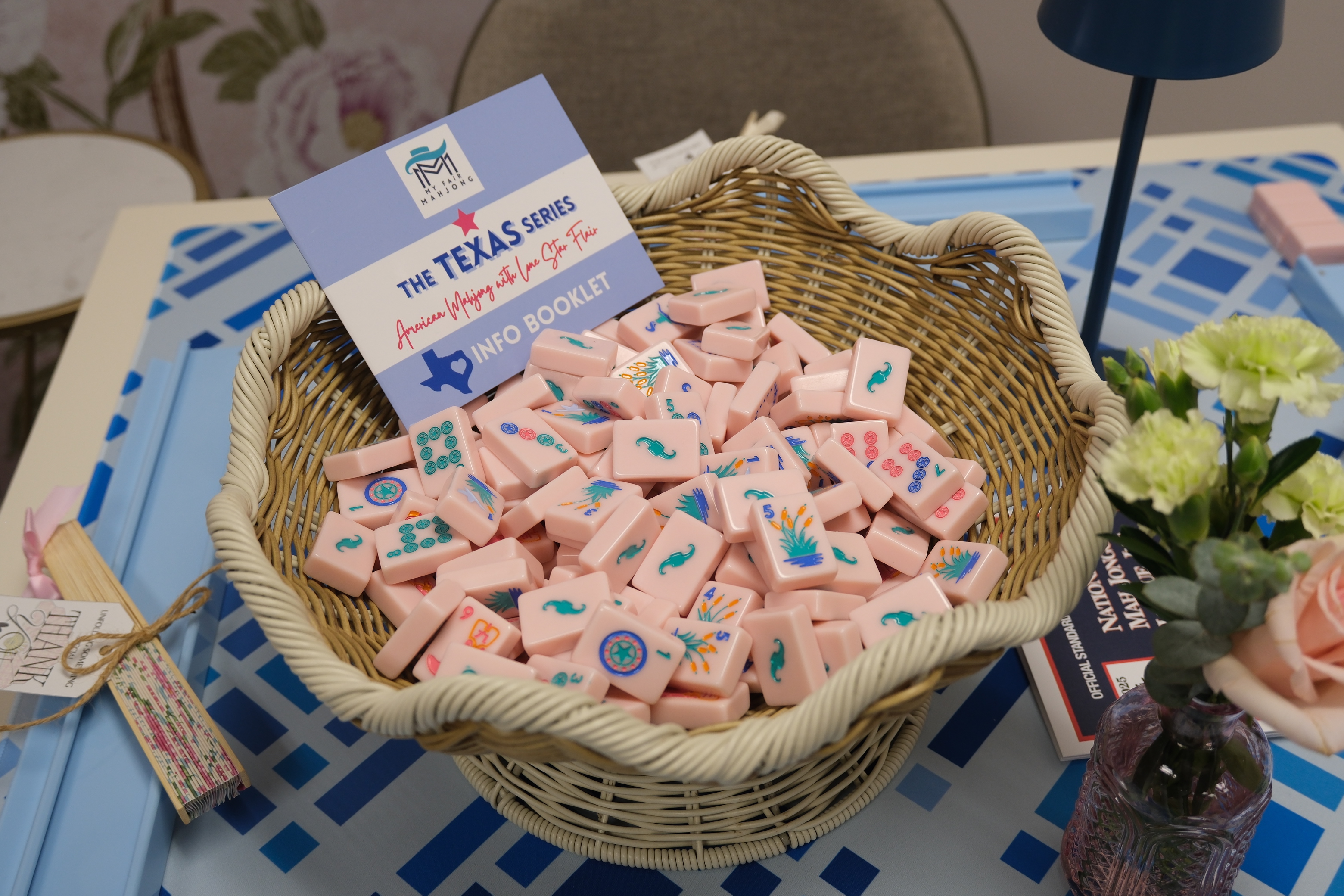 Mahjong tile sets available for rental